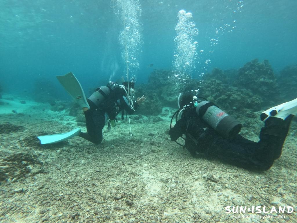 ビーチ体験ダイビングシミュレーション