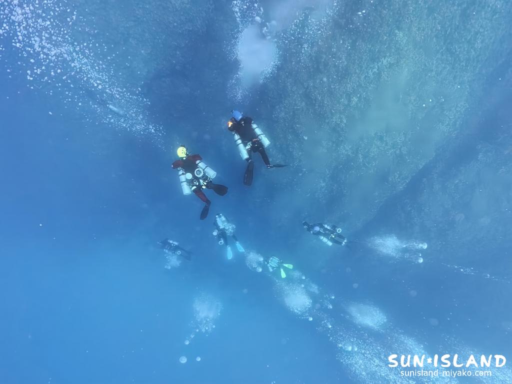 久米島 スティングレイ・ジャパン チームダイビング 少人数 安全管理