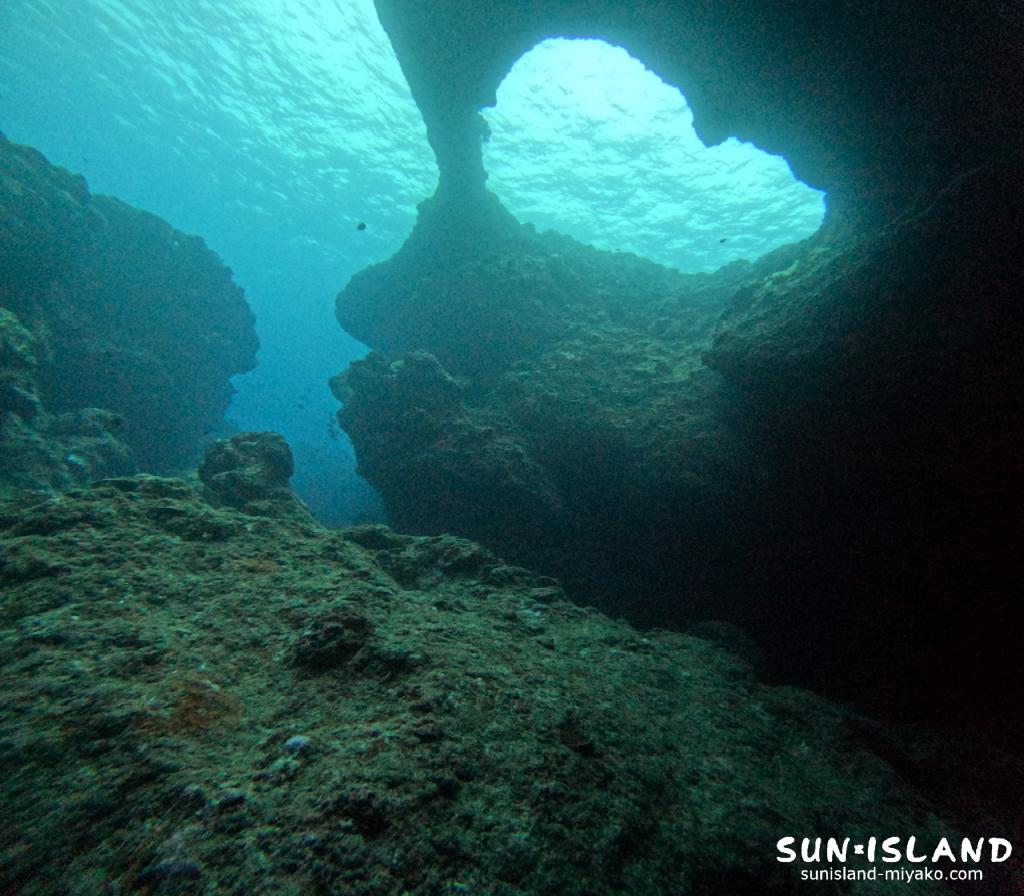 ダブルアーチ 2つ目アーチのハート型