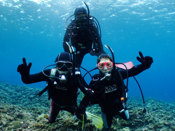 ボート体験ダイビングのKさん