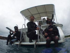 ボート体験ダイビング