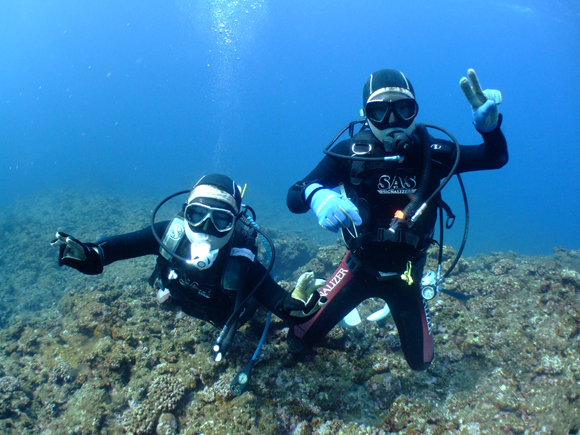 Ｕさん親子ダイビング