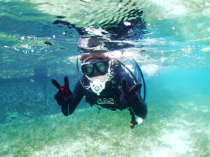 Nさん、ビーチファンダイビング