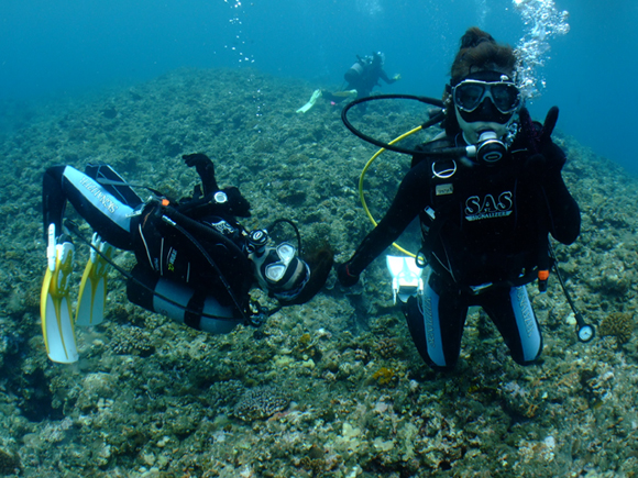 Kさん、宮古島ダイビング