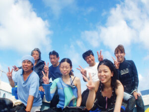 今日の宮古島ダイビングのゲスト