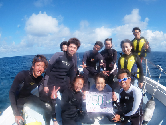 今日の宮古島ダイビングのゲスト