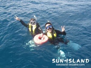 Kさんご夫妻スノーケリング