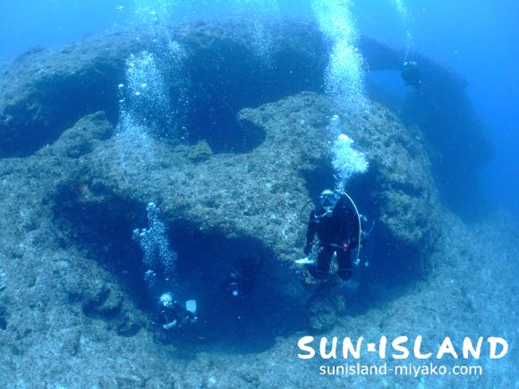 地形ダイビング