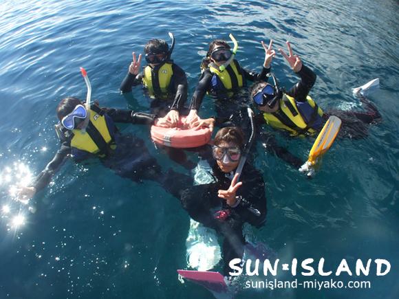 ボート体験ダイビングに参加されたゲスト
