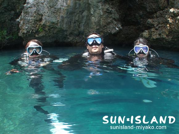 マリンレイクの池に浮上した今日のゲスト