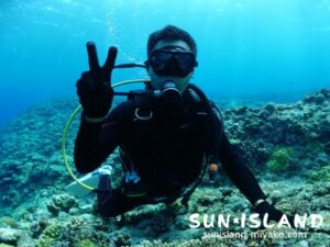 ボート体験ダイビングに挑戦されたS