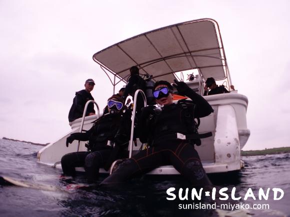 ボート体験ダイビングのゲスト