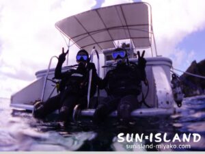 ボート体験ダイビングに参加されたお客様