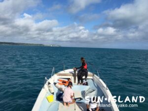 朝から晴れ渡る今日の宮古島