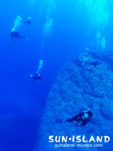 透明度がよくきもちいいドロップオフ