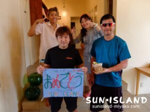 Kさん、アドバンスダイバーおめでとうございます。