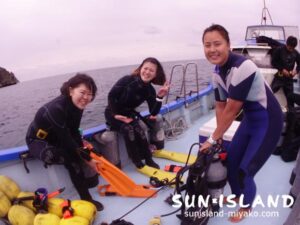 宮古島ファンダイビングのゲストAさん・Sさん