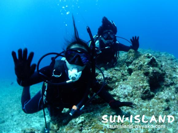 ボート体験ダイビングに参加されたAさん