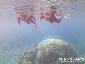 スノーケリング