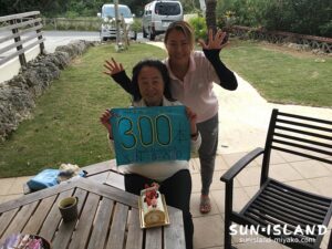 リピーターTさんの300本記念ダイブ