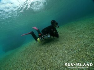 Nさんのサイドマウントダイビング