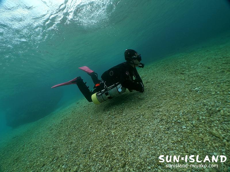 Nさんのサイドマウントダイビング