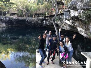 セノーテ・コスメルツアー参加者