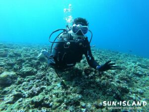 ボート体験ダイビング参加されたKさん