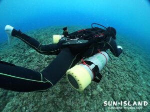 Sさんサイドマウントダイビング2