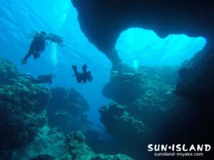 宮古島ダイビングシーン