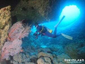 下地島ダイビングスポット「魔女の部屋」