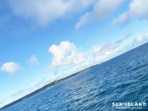 空がとっても青い