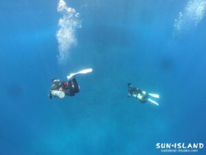 Kさんとサイドマウントダイビング