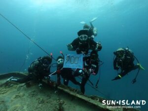 900本 記念ダイブ