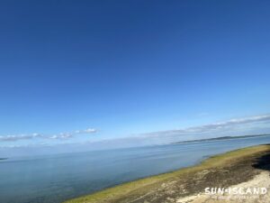 穏やかな海の様子