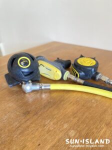 海コラム　オクトパス　バックアップ空気源