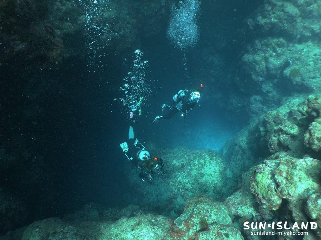 下地島ダイビングスポット『35ホール』