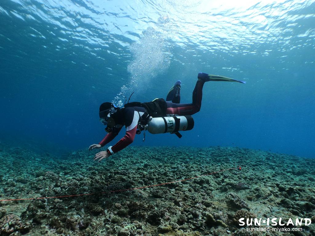 Sさん サイドマウントダイビング