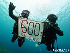 Sさん 600本記念ダイブおめでとう