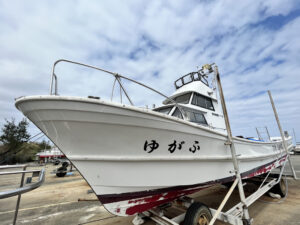 作業中の船の様子その1