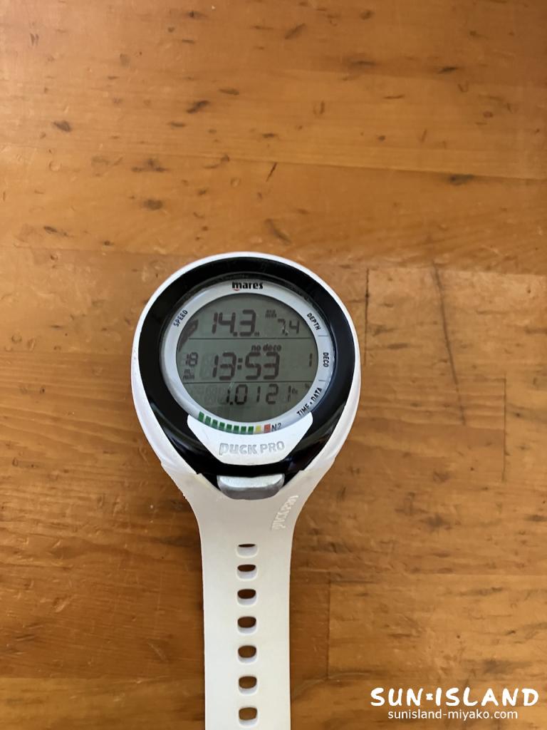 ダイブコンピューター ダイビングモード