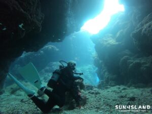 中の島チャネルの三又のチャネル