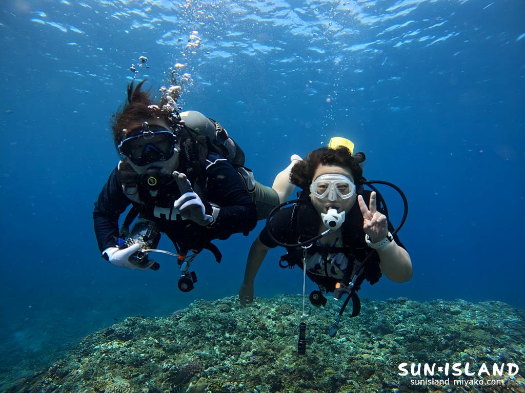 本日【ボートファンダイビング】プランにご参加のHさん・Mさん