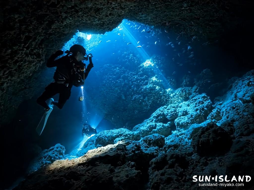 下地島ダイビングスポット『マリンレイク』