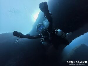 サイドマウントダイビングのリピーターKさん