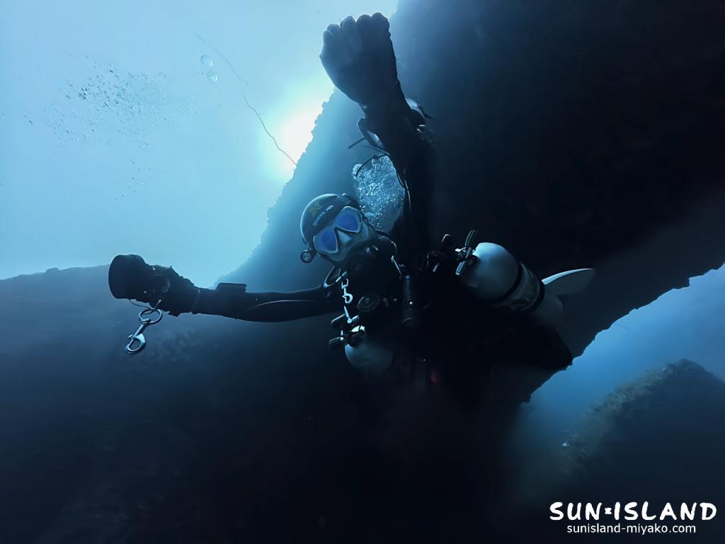 サイドマウントダイビングのリピーターKさん