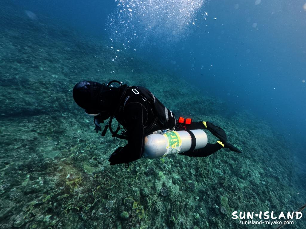 Kさんサイドマウントダイビング