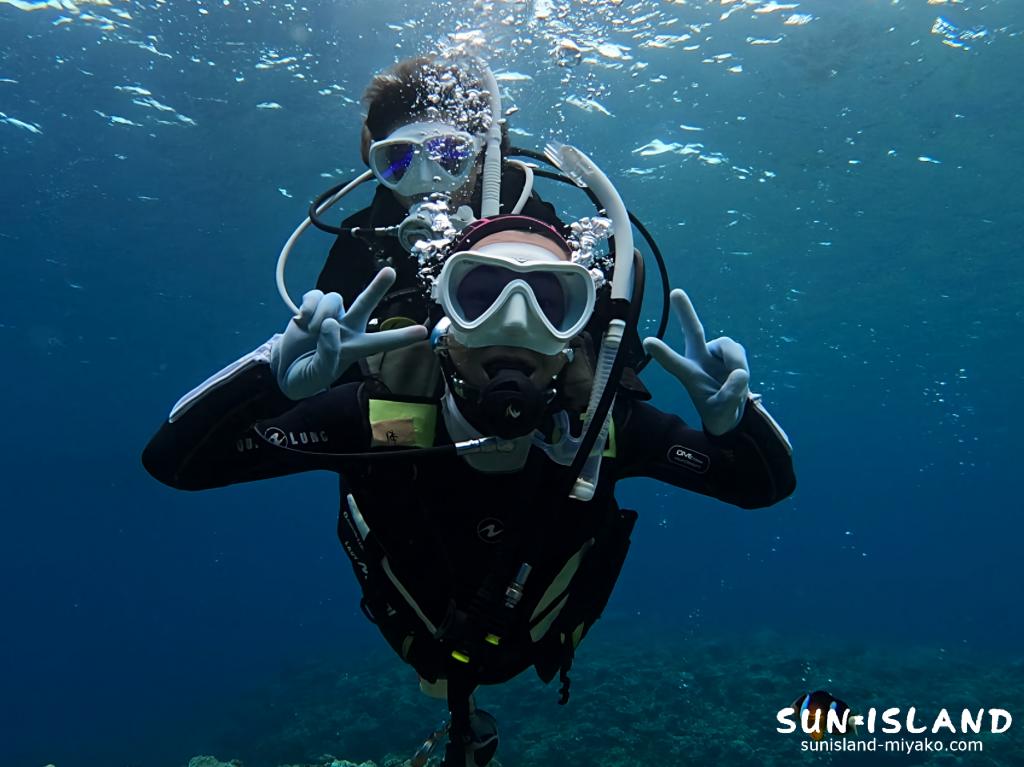 宮古島で安全を最優先にマンツーマン体制の体験ダイビングを提供するサンアイランド