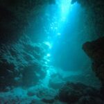 魔王の宮殿 縦穴に光が差し込む様子