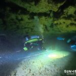 久米島 ヒデンチガマ ケーブダイビング 竹内修治 TDIフルケーブダイバー